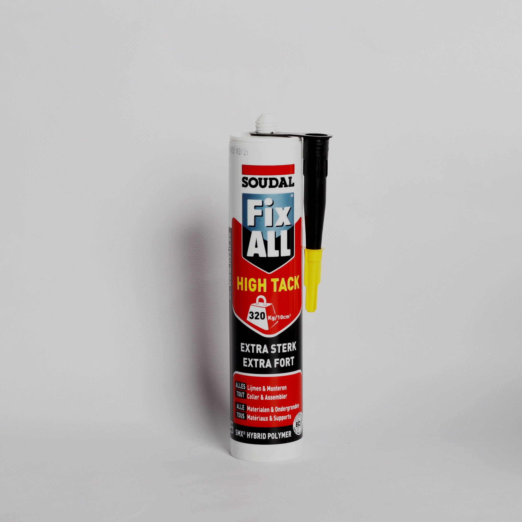 წებო ჰერმეტიკი Soudal Fix All High Tack 290 მლ ყავისფერი — სილიკონი და ჰერმეტკი
